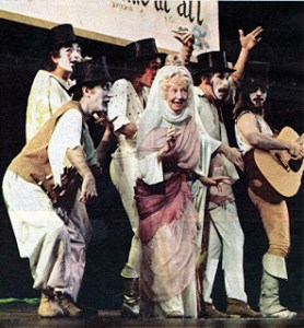 Irene Ryan and other original cast members of Pippin