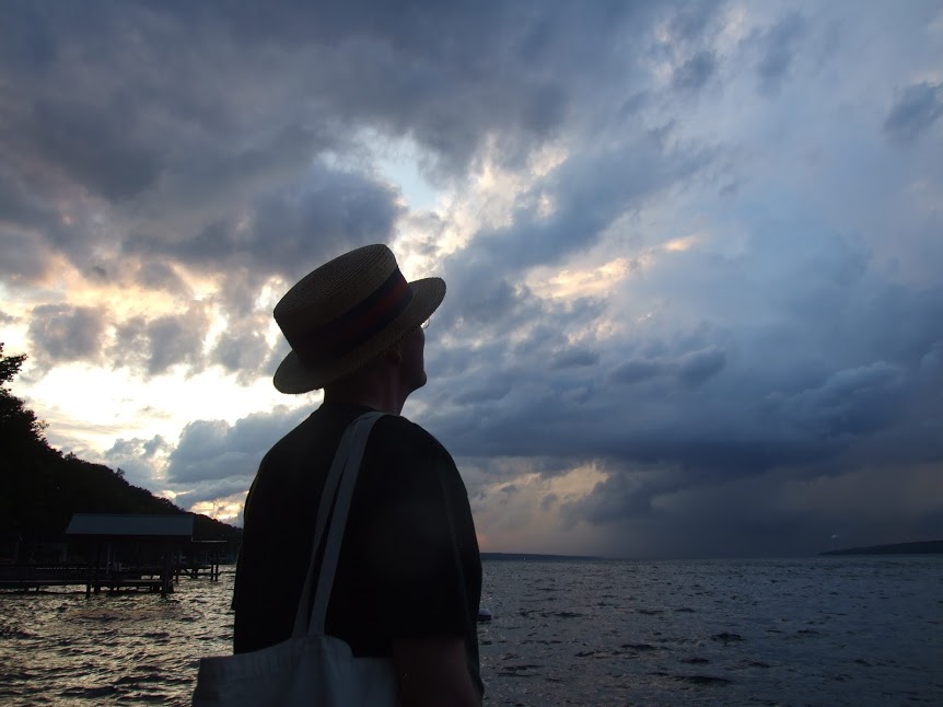 WillSilhouetteCayugaLake2013