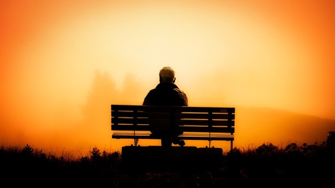 AloneParkBench