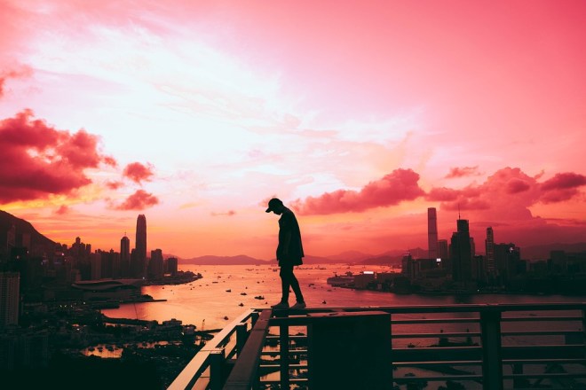 WomanRedCity