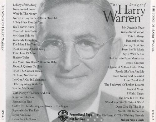 HarryWarrenSongHits